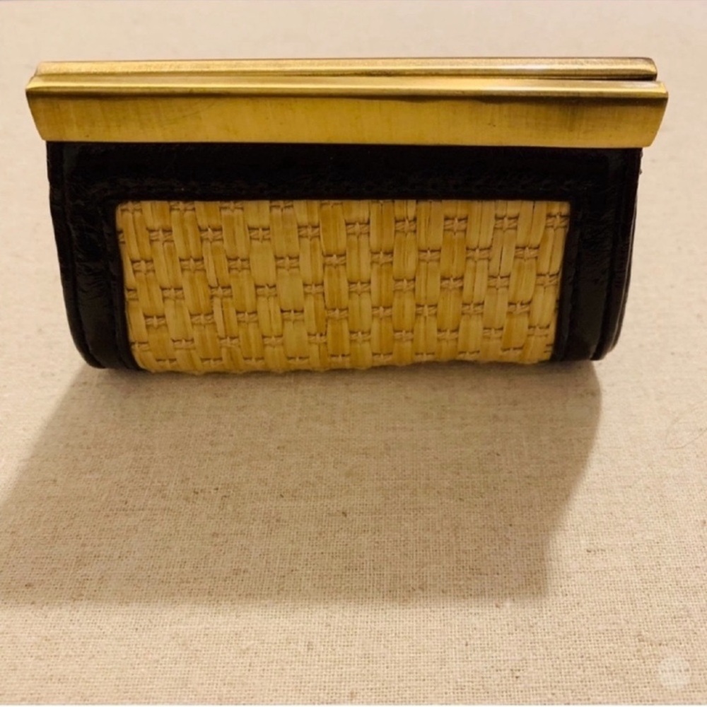 The Limited | Coin Pouch | Leather & Straw - Picture 11 of 12